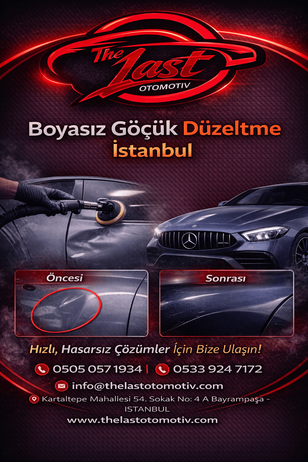 Boyasız Göçük Düzeltme İstanbul