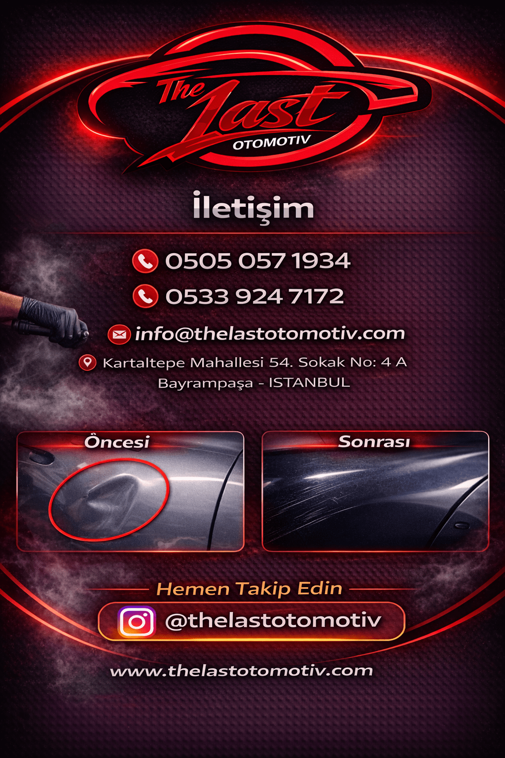 Boyasız Göçük ve Çizik Giderme