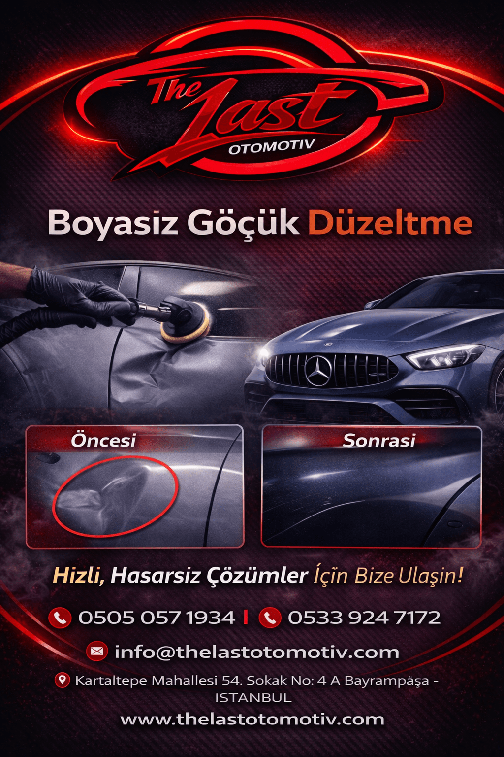 Boyasız göçük düzeltme