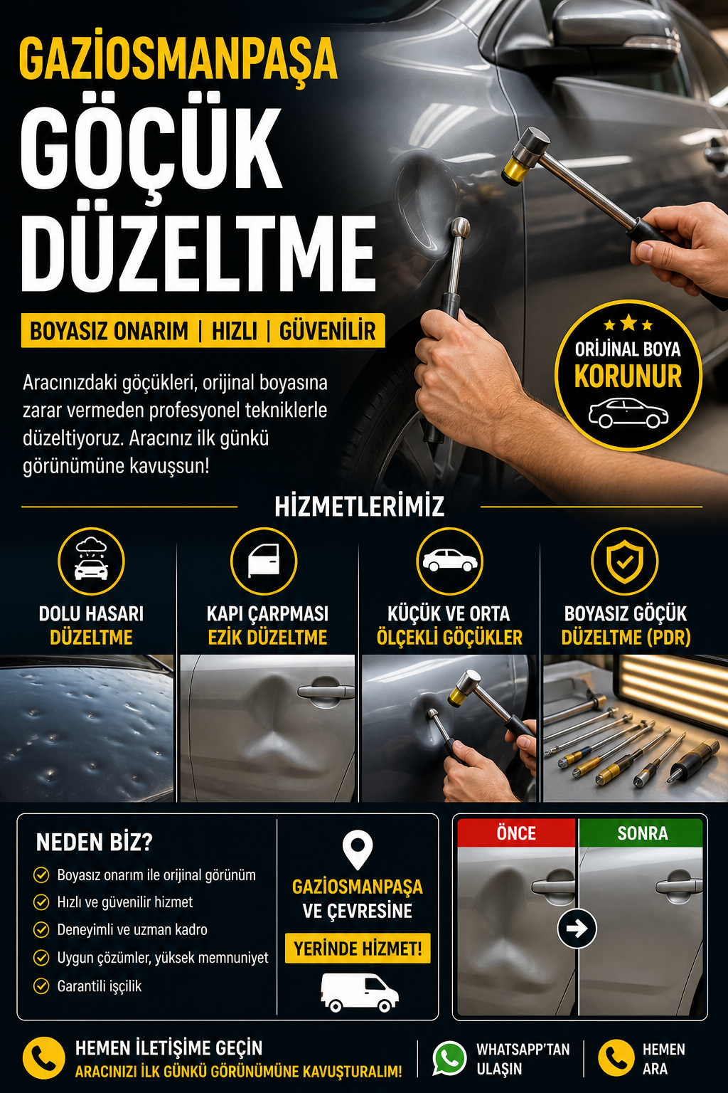 Gaziosmanpaşa göçük düzeltme